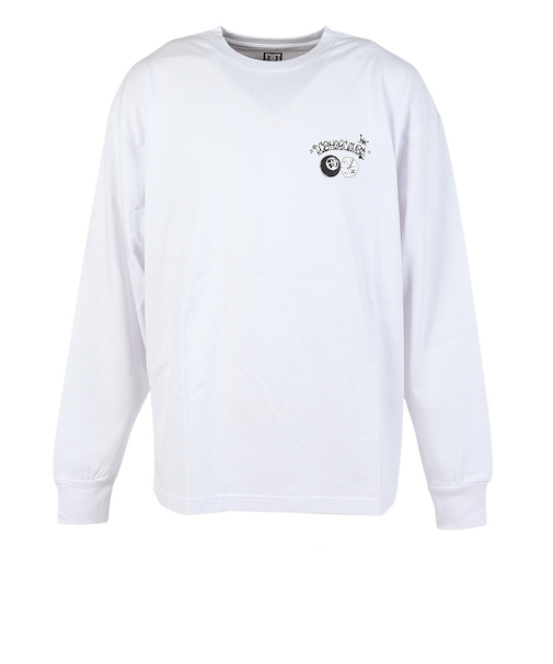 ディーシーシューズ(DC SHOES)24 8 BALL&DICE 長袖Tシャツ 24FWDLT244077WHT