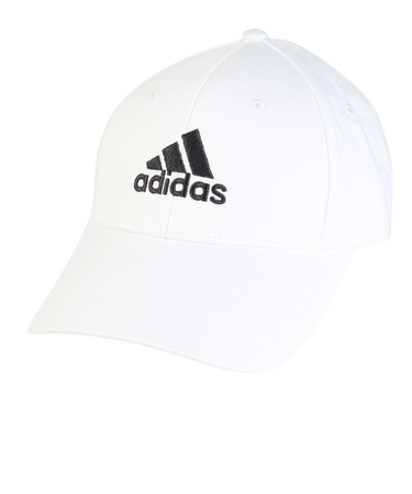 アディダス（adidas）コットンツイル ベースボール キャップ 帽子 DKH36-IB3243 Mサイズ 白