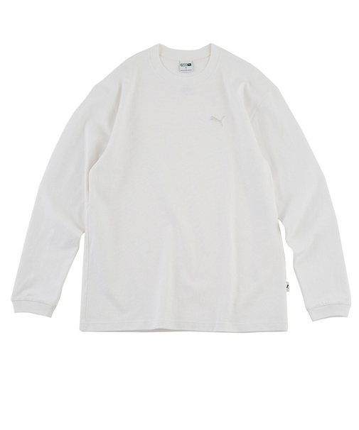 プーマ（PUMA）MWQ 長袖Tシャツ 630169 02 WHT