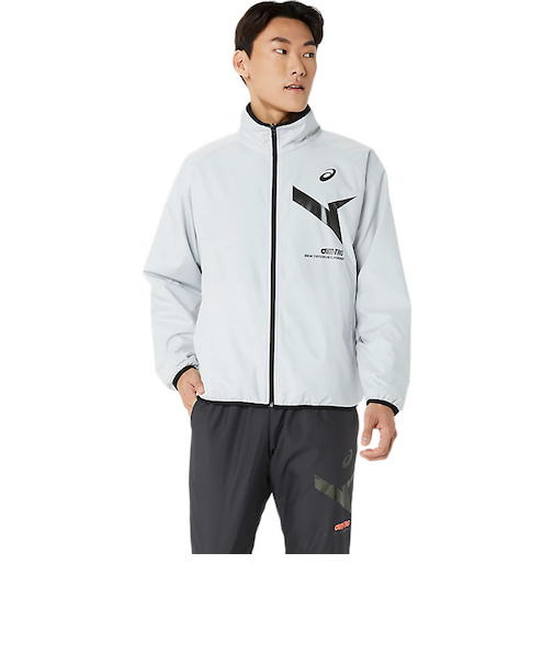 アシックス（ASICS）AIM-TRG リバーシブル ウインドブレーカー フリース ジャケット 2031E726.020