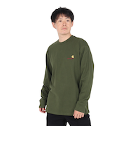 カーハート（CARHARTT）ロングスリーブ アメリカンスクリプト Tシャツ I0299552BRXX24FW