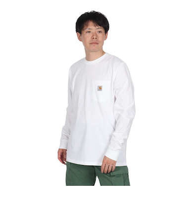 カーハート（CARHARTT）ロングスリーブ ポケットTシャツ I03043702XX24FW