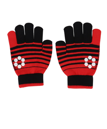 スフィーダ（SFIDA）ジュニア ニットグローブ SH-24O01JR BLK/RED