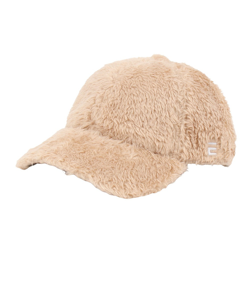 エルケクス（ELKEX）FUR ロゴキャップ 帽子 EKL4FA0030 BEG  ベージュ フリーサイズ 防寒