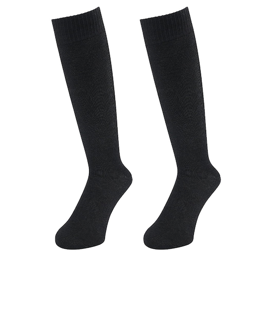 クー(Coo.)ヒートクロス クルーソックス 2足組 894Q4GSA0019 BLK25 25-28cm 抗菌防臭 黒