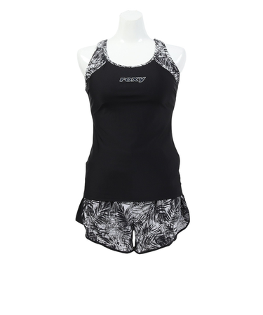 ロキシー（ROXY）フィットネス水着 レディース 水泳 水陸両用 READY OR NOT 24FWRSW244503MLE 黒