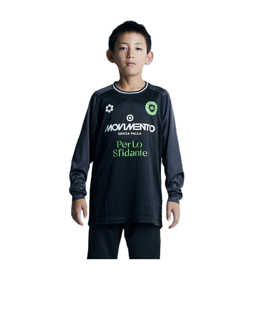 スフィーダ（SFIDA）サッカー フットサルウェア キッズ ジュニア プラクティスTシャツ ロングスリーブ SA-24X50JR BLK