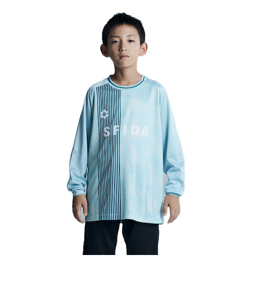 スフィーダ（SFIDA）サッカー フットサルウェア キッズ ジュニア プラクティスTシャツ ロングスリーブ SA-24X51JR SAX