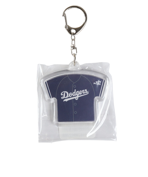 エムエルビー（MLB）ユニフォーム型キーホルダー ドジャース メジャー LA-KEY07 BLUE 青
