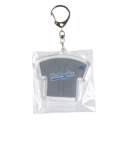 エムエルビー（MLB）ユニフォーム型キーホルダー ドジャース メジャー LA-KEY09 GRAY グレー