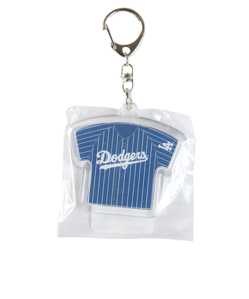 エムエルビー（MLB）ユニフォーム型キーホルダー ドジャース メジャー LA-KEY10 STRIPE ストライプ