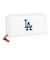 エムエルビー（MLB）MLB PU 刺繍 長財布 ロサンゼルス ドジャース LA-WLT33 白