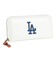 エムエルビー（MLB）MLB PU 刺繍 長財布 ロサンゼルス ドジャース LA-WLT33 白