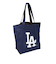 エムエルビー（MLB）キャンバストート トートドジャース パドレス MLB-TTB03 BLUExBROWN