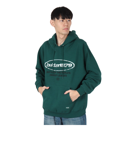 ヘビーOZ裏毛パーカー(1879) スウェットシャツ BU2415807:65:GREEN