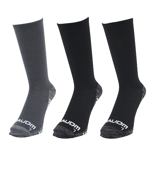 MiCROBATOR クルー丈 ソックス 3足組 GRNWHTBLK SK4F0022-WA894-GRGSA