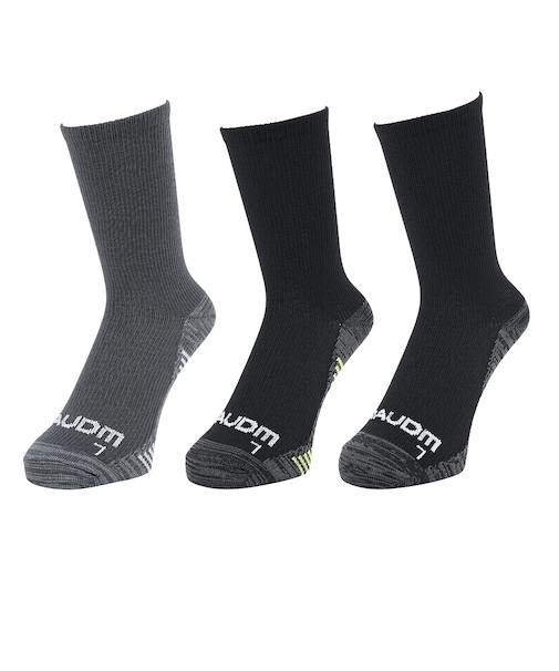 MiCROBATOR クルー丈 ソックス 3足組 GRNWHTBLK SK4F0016-WA895-GRGSA