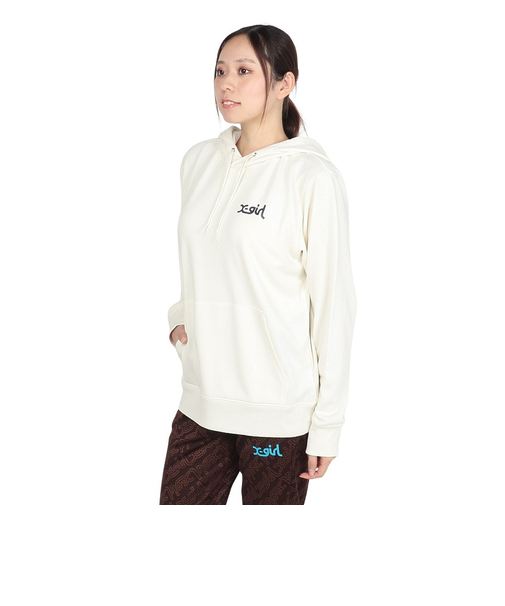 エックスガール（X-gir）HOODIE スウェットシャツ 158246012002-WHITE
