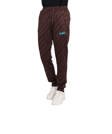 エックスガール（X-gir）JACQUARD TRACK パンツ 158246031013-BROWN
