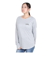 エックスガール(X-gir)ATHLETIC 長袖Tシャツ 2 158246013008-ASH