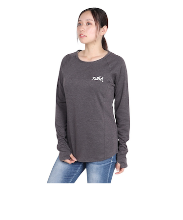 エックスガール(X-gir)ATHLETIC 長袖Tシャツ 2 158246013008-CHARCOAL