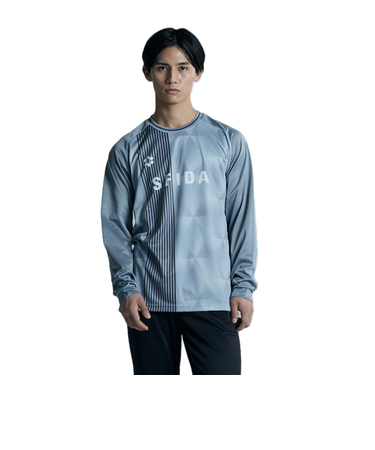 スフィーダ（SFIDA）長袖シャツ プラクティスＴシャツ SA-24X51 GRY
