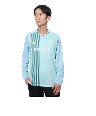 スフィーダ（SFIDA）長袖シャツ プラクティスＴシャツ SA-24X51 SAX