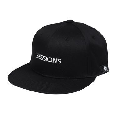 セッションズ（SESSIONS）帽子 ベーシック ロゴ BB キャップ 24080276 BLK フリーサイズ 黒