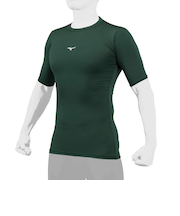 ミズノ(MIZUNO)野球 半袖 アンダーシャツ バイオギア ローネック 12JABC3134