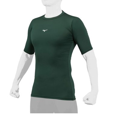 ミズノ（MIZUNO）野球 半袖 アンダーシャツ バイオギア ローネック 12JABC3134