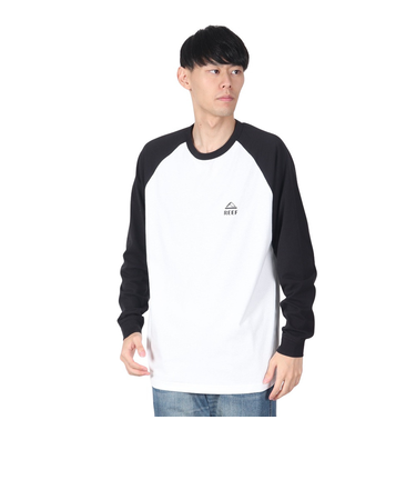 リーフ（REEF）ラグラン ロングスリーブTシャツ RFTEM2431-WT/BK