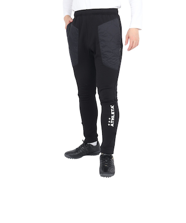 アスレタ（ATHLETA）サッカー フットサルウェア グリッド起毛パディングTRパンツ 4164 BLK