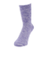 クー（Coo.）温感 テーパー クルー丈 ソックス 895Q4GSA0105 PUL 22センチ 紫 保温 裏起毛