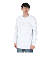 ハーレー（HURLEY）VORTEX ボックス ロゴ ロングスリーブTシャツ 24XBMCLS027-WHT