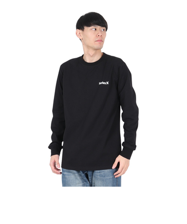 ハーレー（HURLEY）TRIBAL LOGL ロングスリーブTシャツ 24XBMCLS030-BLK
