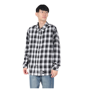 リーフ（REEF）フランネル ロングスリーブシャツ RFWSM2432-BLK