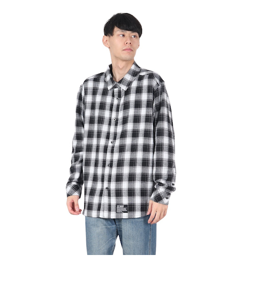 リーフ（REEF）フランネル ロングスリーブシャツ RFWSM2432-BLK