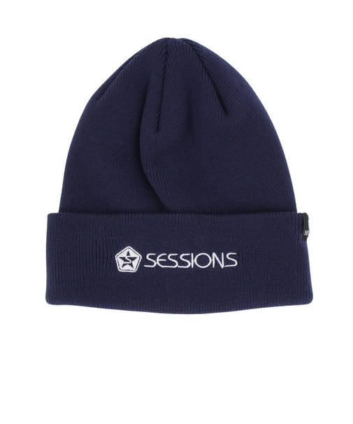 セッションズ（SESSIONS）ニット帽 ベーシック カフ ワッチ 24080278 NVY フリーサイズ 紺