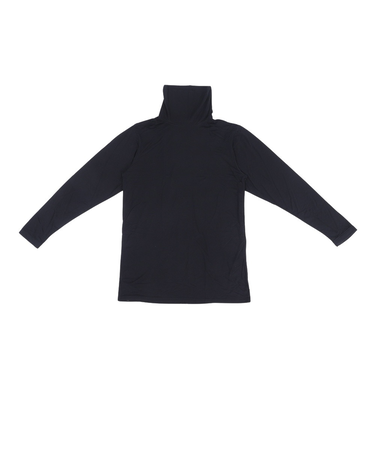 クー(Coo.)ヒートクロス 薄手 長袖 タートルネックシャツ 891CO4ES0122 BLK S-3Lサイズ 黒 吸湿発熱 保温 抗菌 防臭