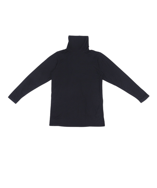 クー(Coo.)ヒートクロス 薄手 長袖 タートルネックシャツ 891CO4ES0122 BLK S-3Lサイズ 黒 吸湿発熱 保温 抗菌 防臭