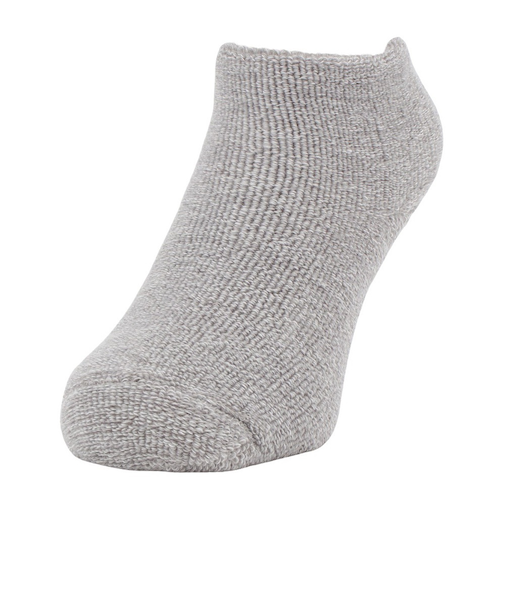 クー（Coo.）温感 厚地 アンクル丈 ソックス 894Q4GSA0116 GRY 25センチ グレー  保温 裏起毛