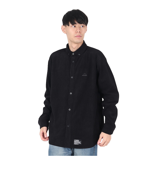 リーフ（REEF）コーデュロイ ロングスリーブシャツ RFWSM2431-BLK