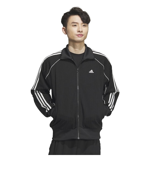 アディダス（adidas）Byd3s ルーズフィット ジャカードニット トラック 