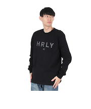 ハーレー（HURLEY）HRLY ロゴ ロングスリーブTシャツ 24XBMCLS028-BLK