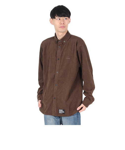 リーフ（REEF）コーデュロイ ロングスリーブシャツ RFWSM2431-BRW