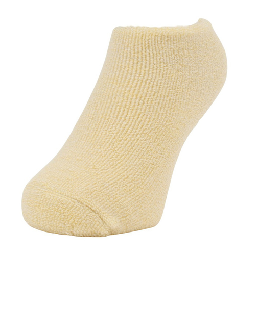 クー（Coo.）温感 厚地 アンクル丈 ソックス 895Q4GSA0096 YEL 22センチ 黄色 保温 裏起毛