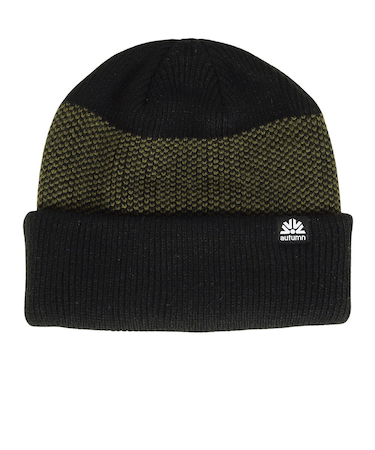 ビーニー ニット帽 AT24 BIRDSEYE BLACK