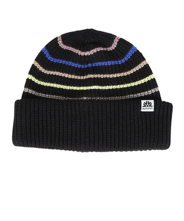 ビーニー ニット帽 AT24 RETRO BLACK