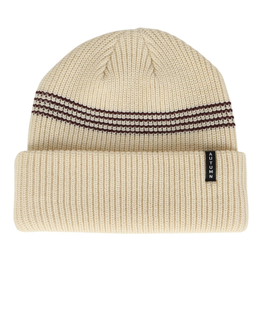 ビーニー ニット帽 AT24 MINI STRIPE NATUR