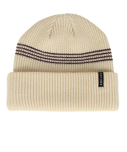 ビーニー ニット帽 AT24 MINI STRIPE NATUR